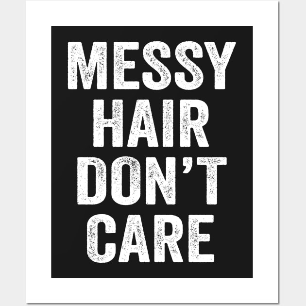 Messy Hair Don't Care Wall Art by Kyandii
